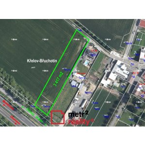 Komerční pozemek na prodej, Křelov-Břuchotín 3.417 m²